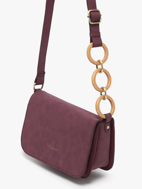 Cross Body Tas Heliconia Woomen Violet heliconia WHEL03 ander zicht 2